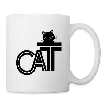 Katzen Mutter Miau Lustig Katzendame T-Shirt - Tasse - Weiß - Rechts