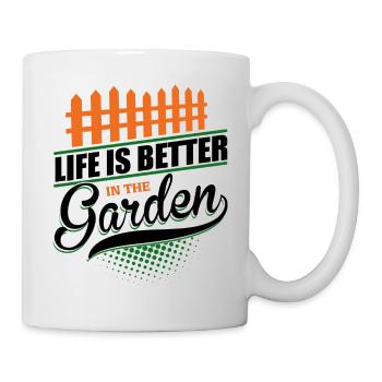 Hobby gardeners, fruit and vegetable gardeners - Mug - white - Right