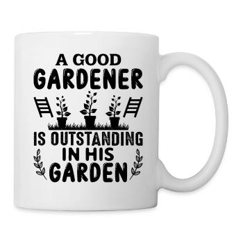 Hobby gardeners, fruit and vegetable gardeners - Mug - white - Right