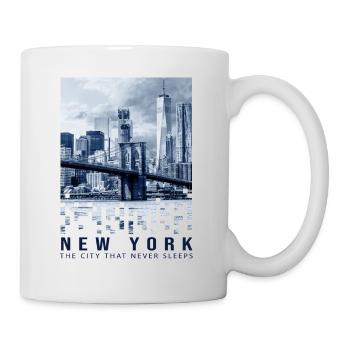 New York City Statue of Liberty USA Souvenir NYC - Mug - white - Right