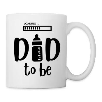 Dad being downloaded. Future gift Dad - Mug - white - Right