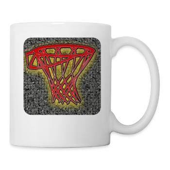 Basketballkorb - Club WoW - Tasse - Weiß - Rechts