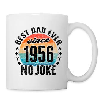 Best dad in the world since 1956 No Joke - Mug - white - Right