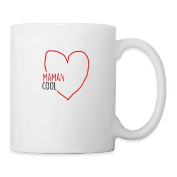 maman cool - Mug blanc - blanc - Droite