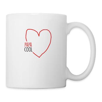 papa cool - Mug blanc - blanc - Droite