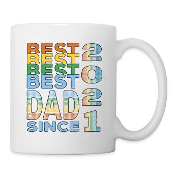 Best dad in the world since 2021 Father's Day Birthday - Mug - white - Right