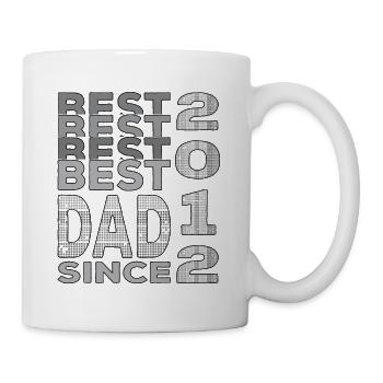 Best dad in the world since 2012 Father's Day Birthday - Mug - white - Right