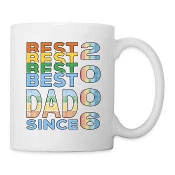 Bester Papa der Welt seit 2006 Vatertag - Tasse - Weiß - Rechts