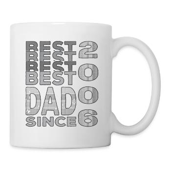 Bester Papa der Welt seit 2006 Vatertag - Tasse - Weiß - Rechts