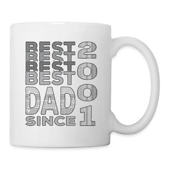 Best dad in the world since 2001 Father's Day - Mug - white - Right