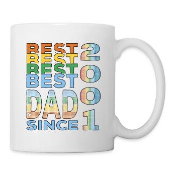 Best dad in the world since 2001 Father's Day - Mug - white - Right