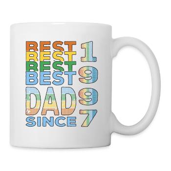Best dad in the world since 1997 Father's Day - Mug - white - Right