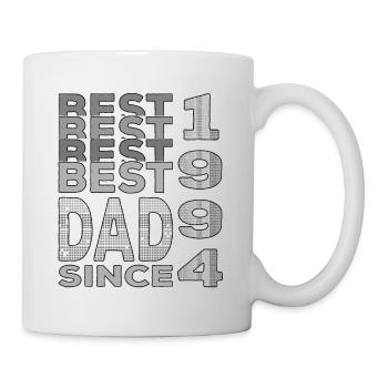 Bester Papa der Welt seit 1994 Vatertag - Tasse - Weiß - Rechts