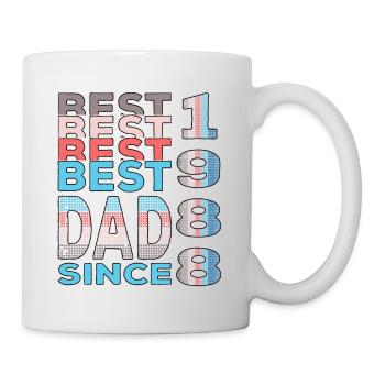 Best dad in the world since 1988 Father's Day - Mug - white - Right