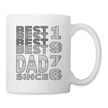 Best dad in the world since 1976 Father's Day birthday - Mug - white - Right
