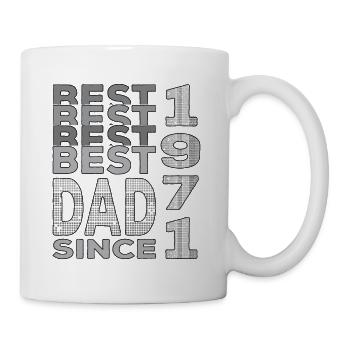 Best dad in the world since 1971 Father's Day Birthday - Mug - white - Right