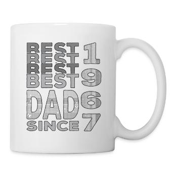 Bester Papa der Welt seit 1967 Vatertag - Tasse - Weiß - Rechts