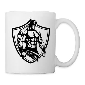 Gladiator Muscles Musculation Gym - Mug blanc - blanc - Droite