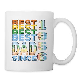 Best dad in the world since 1956 Father's Day birthday - Mug - white - Right