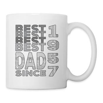 Best dad in the world since 1957 Father's Day birthday - Mug - white - Right