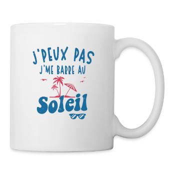 J'me Barre au Soleil | Vacances au soleil - Mug blanc - blanc - Droite