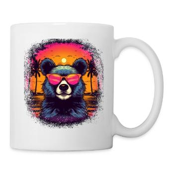 birthday present idea panda bear birthday - Tasse - Weiß - Rechts