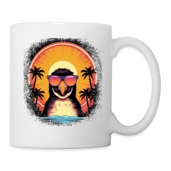 dance christmas little penguin dabbing adorable - Tasse - Weiß - Rechts