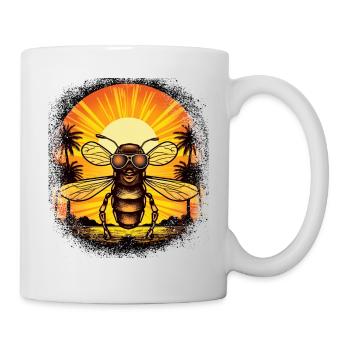 Fun Bee Keeper Honeybee Gift Animal Welfarists - Mug - white - Right
