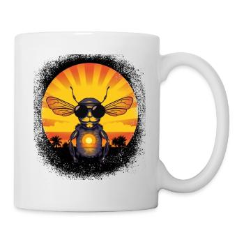 Bday Conseil apiculteur chuchoteur d’abeilles apiculture - Mug blanc - blanc - Droite