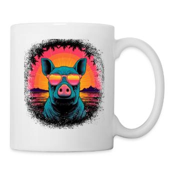 Agriculture Cochons d’Inde Drôle de citation Cochon mignon - Mug blanc - blanc - Droite