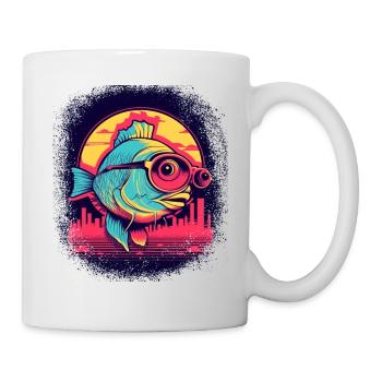adventure animation beach gift idea fun - Tasse - Weiß - Rechts