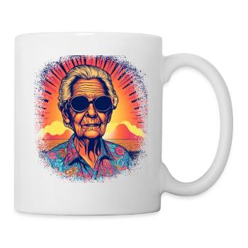 family apparel jokes being new grandma humor - Mug - white - Right