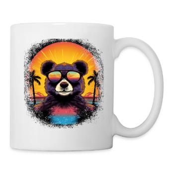 Panda Panda Bear Fun Dictons Geek Mammal Blagues - Mug blanc - blanc - Droite