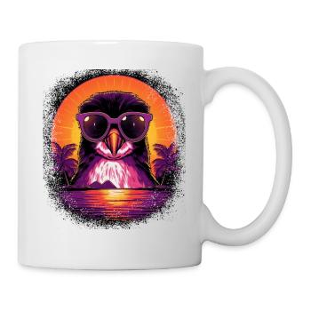 Ice Penguin Statement Dancing Winter Animal - Mug - white - Right