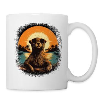 Aquatic Animal Baby Otter Joke Anotter Children - Mug - white - Right