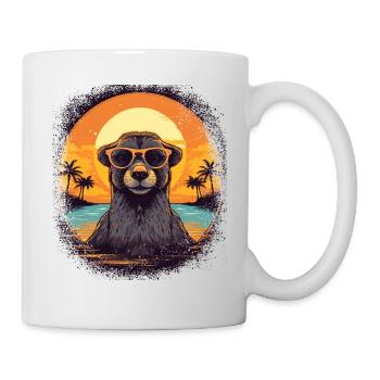 bday présent animal amoureux cadeau alcool citation drôle - Mug blanc - blanc - Droite