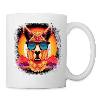 funny saying women africa camelidae no probllama - Mug - white - Right