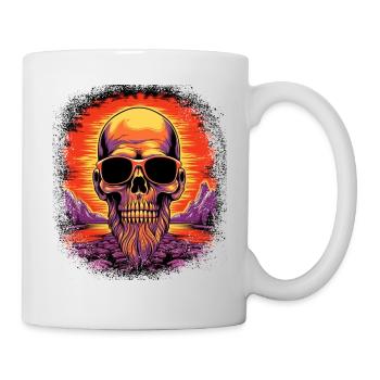 beard rule football club funny fun bearded collie - Tasse - Weiß - Rechts