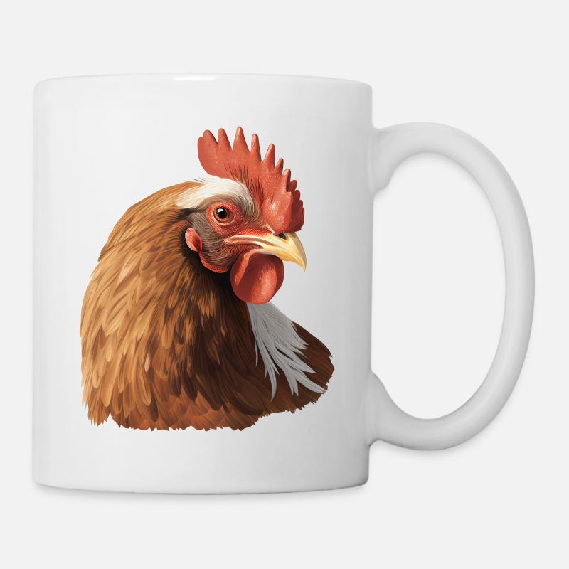 I love Chickens - Tasse - Weiß