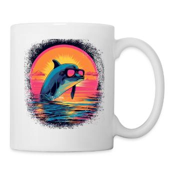 children boats sea fish boat present - Tasse - Weiß - Rechts
