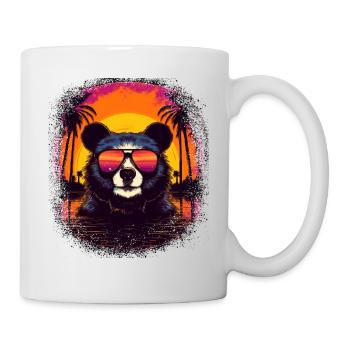 funny polar bear coati birthday present jokes - Tasse - Weiß - Rechts