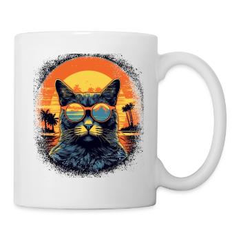 animaux cool mignon amoureux des animaux de compagnie dictons Saint-Valentin - Mug blanc - blanc - Droite