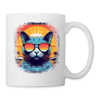 Déclaration Les chats présentent des dictons amusants Avocats - Mug blanc - blanc - Droite