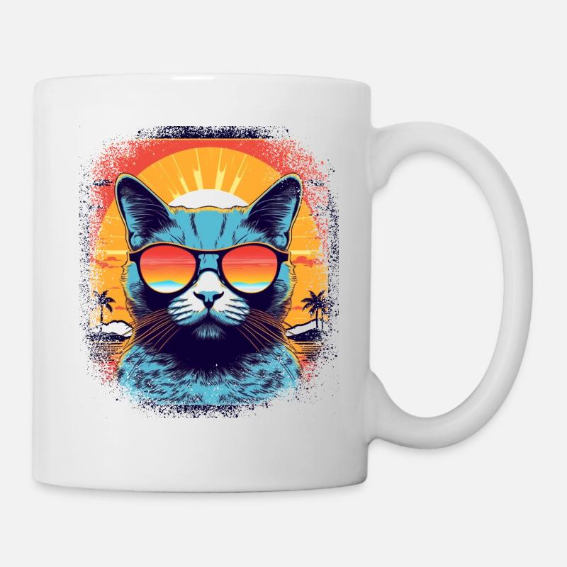 statement cats present funny sayings avocados - Tasse - Weiß