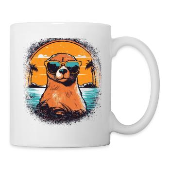 Fun Beer Birthday Animal Lover - Mug - white - Right