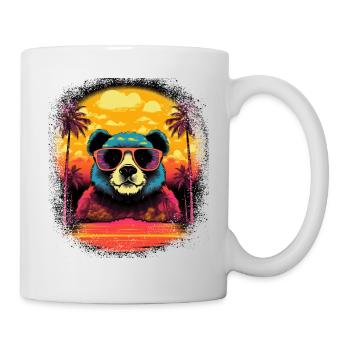 funny quote jokes growler coati awesome happy cool - Tasse - Weiß - Rechts