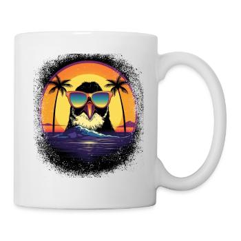 génial danse mignon pingouin mignon citation dab move - Mug blanc - blanc - Droite