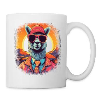 animal trendy no probllama bday quote peru - Mug - white - Right