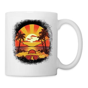 Pizzas Garderie Idée cadeau d’anniversaire - Mug blanc - blanc - Droite