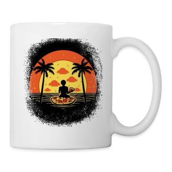 Chemise de Saint-Valentin Cool Couple Saint-Valentin - Mug blanc - blanc - Droite